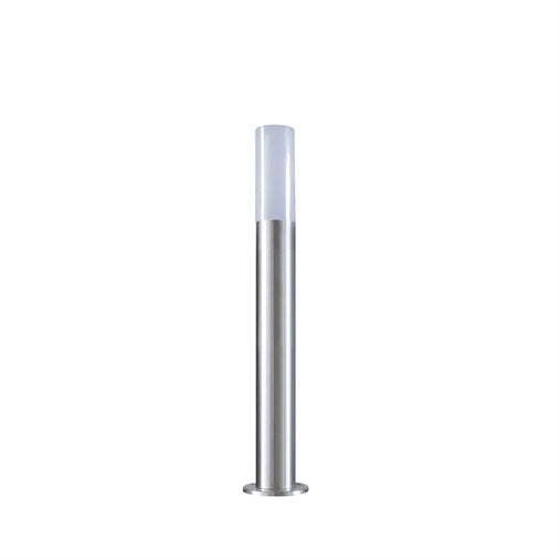 Palo 60cm Lampione Grigio spazzolato Giardino Esterno e27 led Lampioncino PG-3-60CM-ARGENTO
