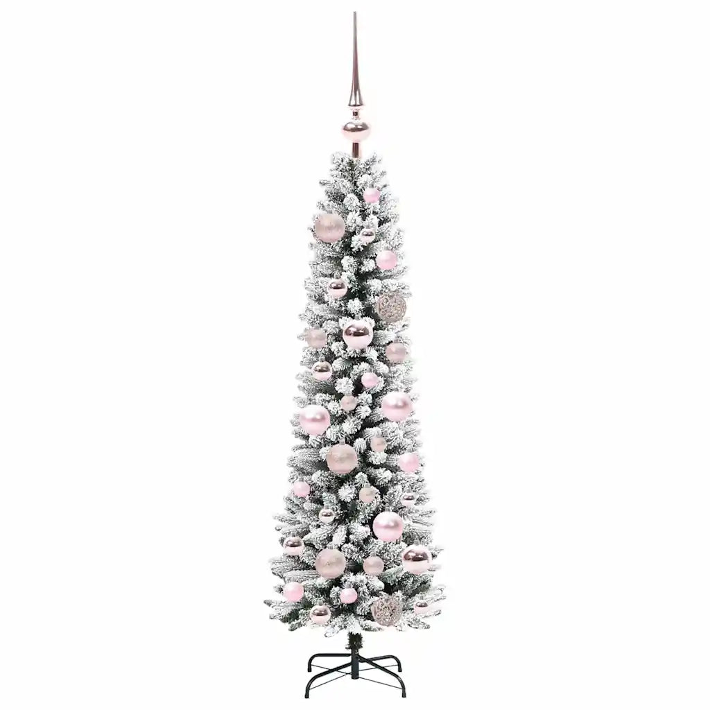 Albero di Natale | Decorazioni natalizie artificiale con 150 LED Bianco 120 cm