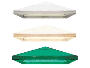 COPERTURA PER GAZEBO  mt.3x3xcm.20h.  colore verde    VETTE