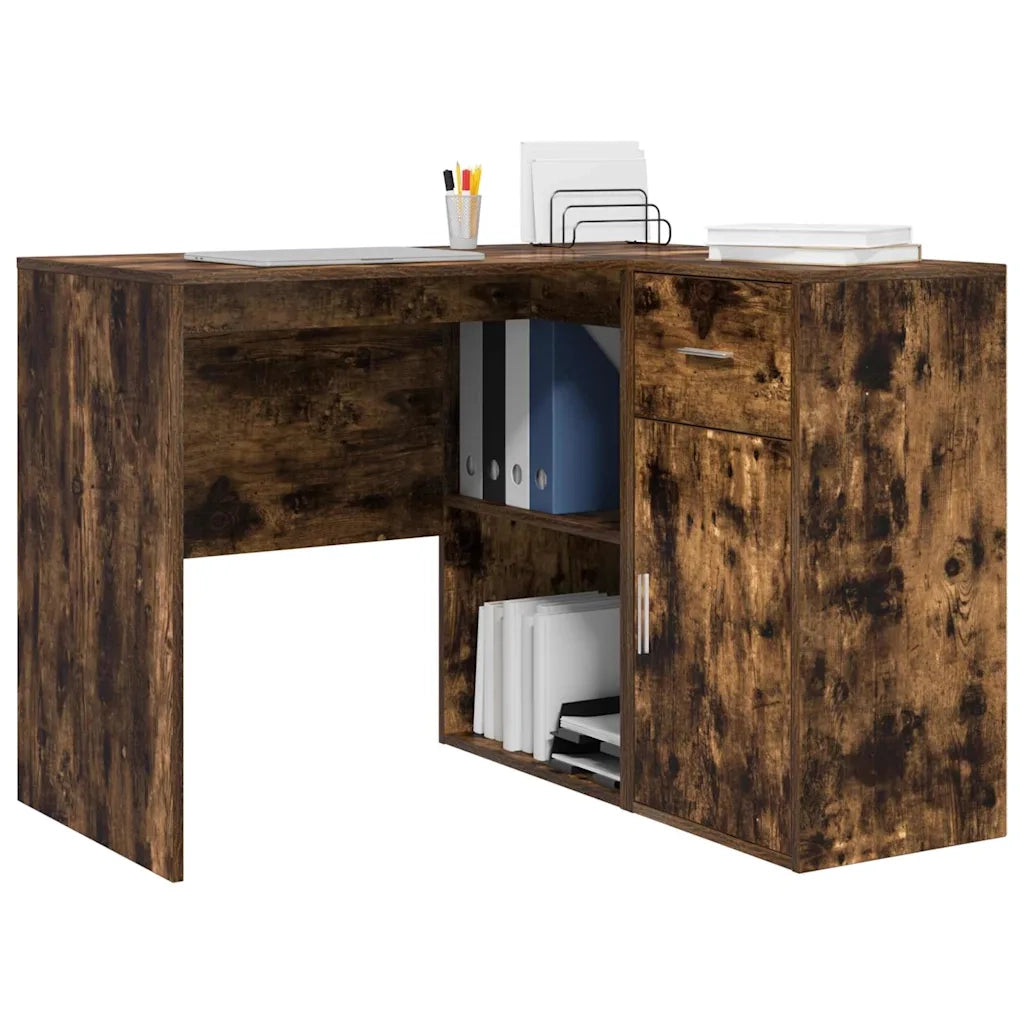 Scrivania ad angolo con cassetto Rovere fumé 102 x 88 x 75 cm 3337277