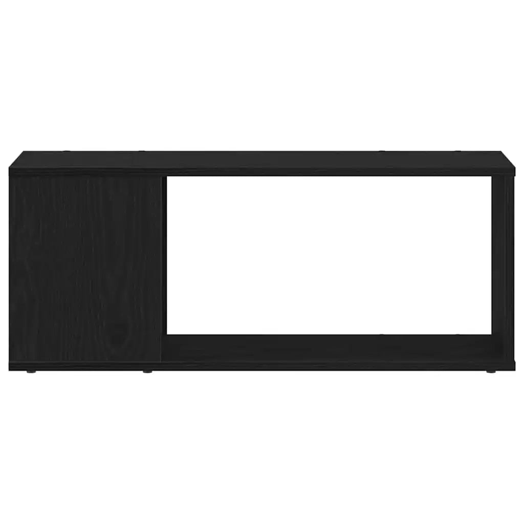 Set mobile TV 80 x 24 x 32 cm Rovere Nero Legno ingegnerizzato 862694