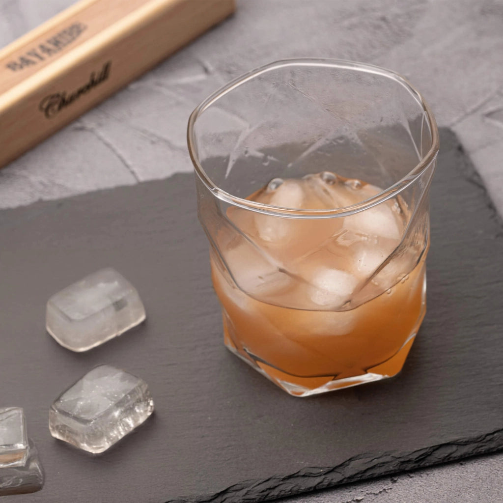 Set regalo da 6 bicchieri KADAX per whisky, bevande, succhi di frutta e acqua, 330 ml