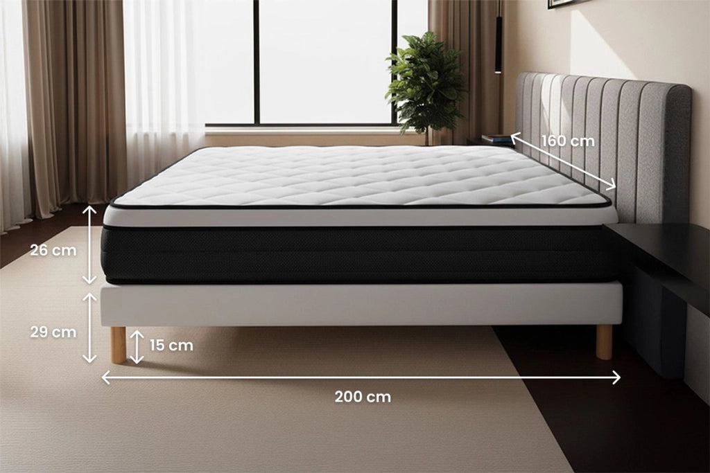Set materasso e base 160x200 cm - Suite