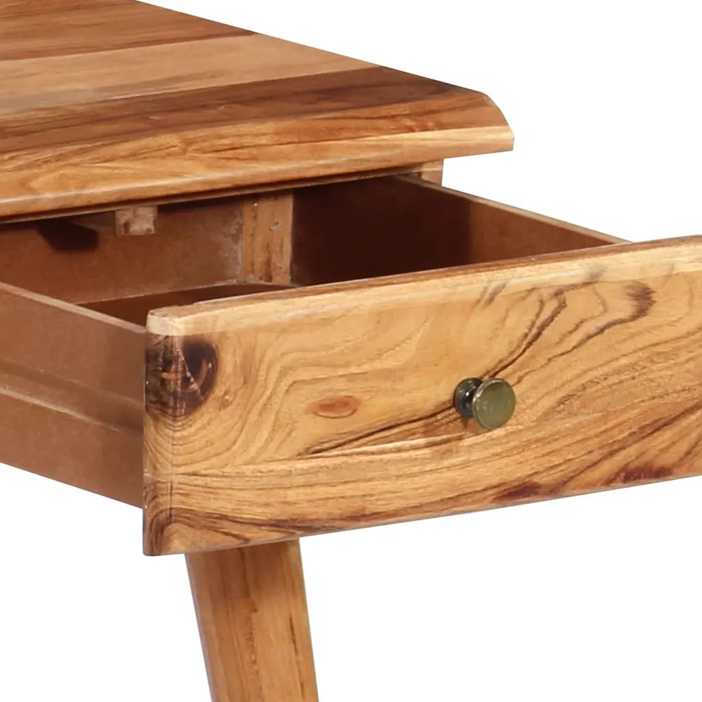 Scrivania | Scrittoio in Legno Massello di Acacia 110x50x76 cm