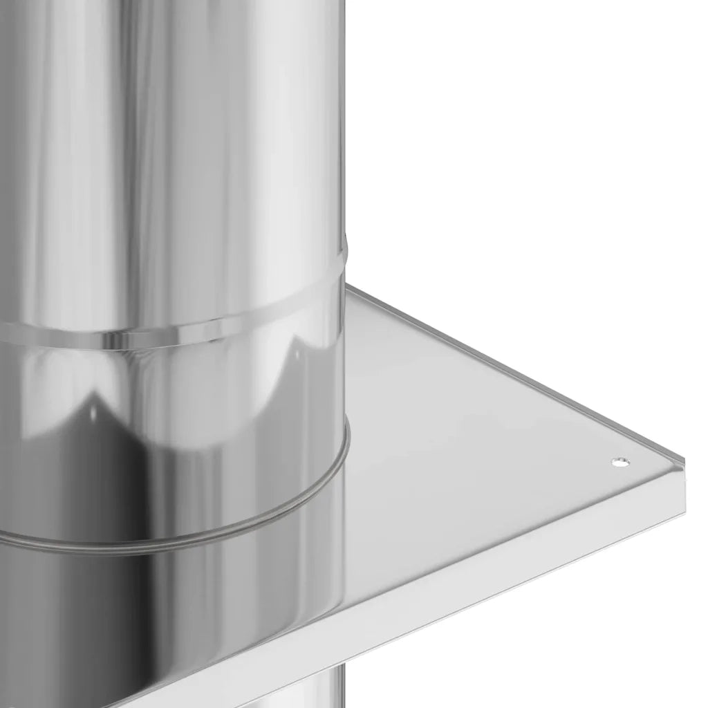 Estensione Camino Argento 25 x 25 x 65 cm Acciaio inossidabile 42008443