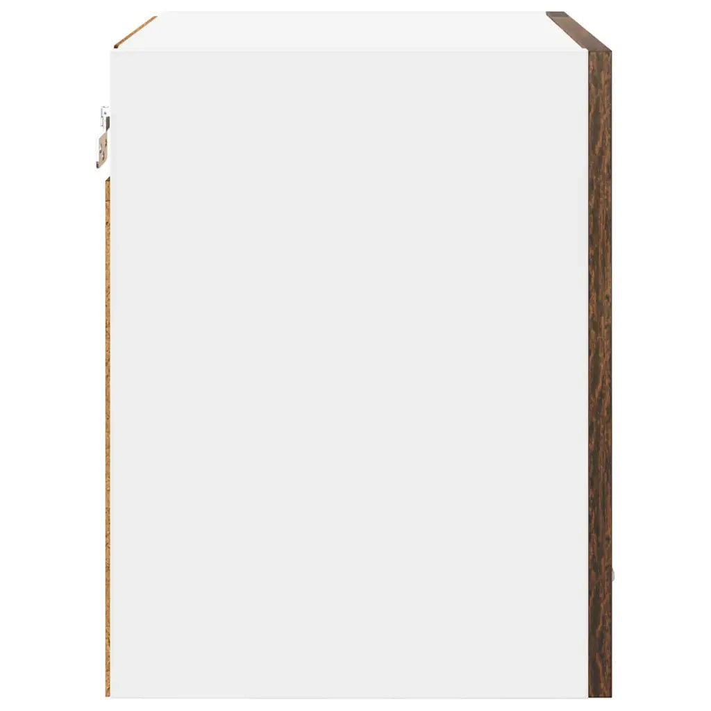 Armadio pensile | Mobile da Cucina con porta 2 pz Rovere fum¨¦ 40 x 31 x 40 cm