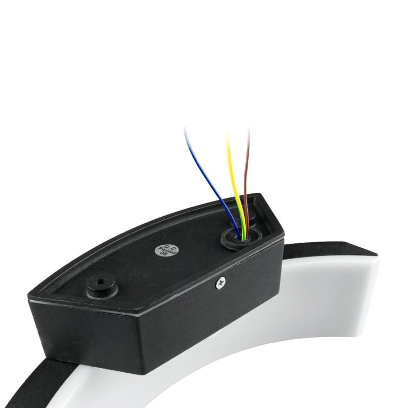 Applique esterna LED 12W sensore PIR Ponte IP65 nera