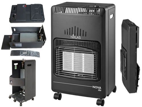 STUFA A INFRAROSSI NIKLAS NOVA SLIM 4200W 42x37x74 cm