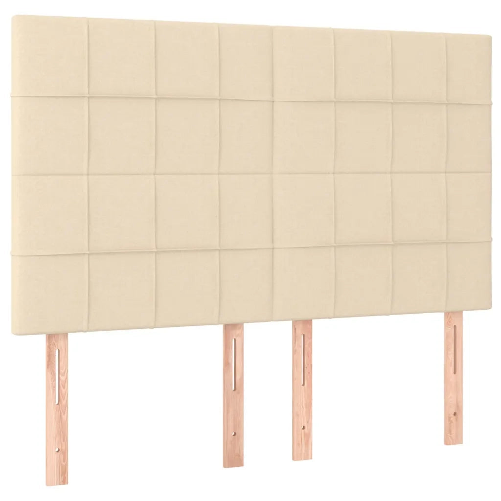 Giroletto a Molle con Materasso Crema 140x200 cm in Tessuto 3128530