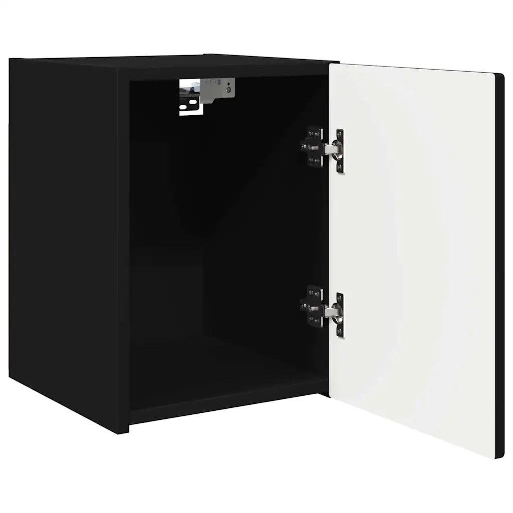 Mobile TV da parete Nero 30 x 31 x 40 cm Legno multistrato 892251