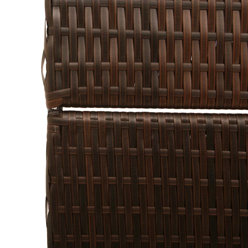 Divider per stanze Marrone 146 x 180 cm polyrattan 42003669