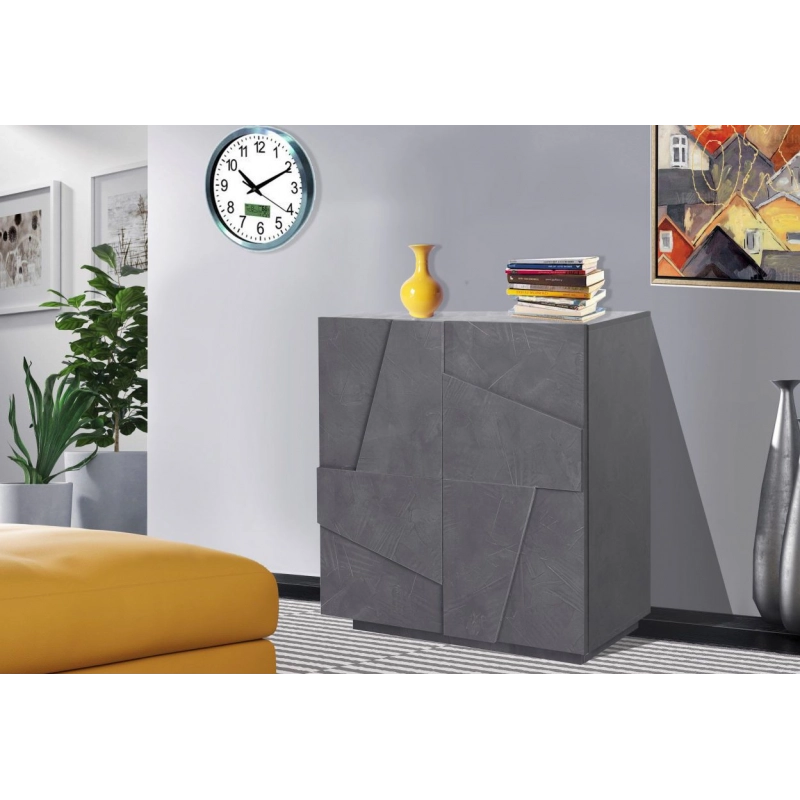 Credenza Ping 80 – 2 ante – Ardesia