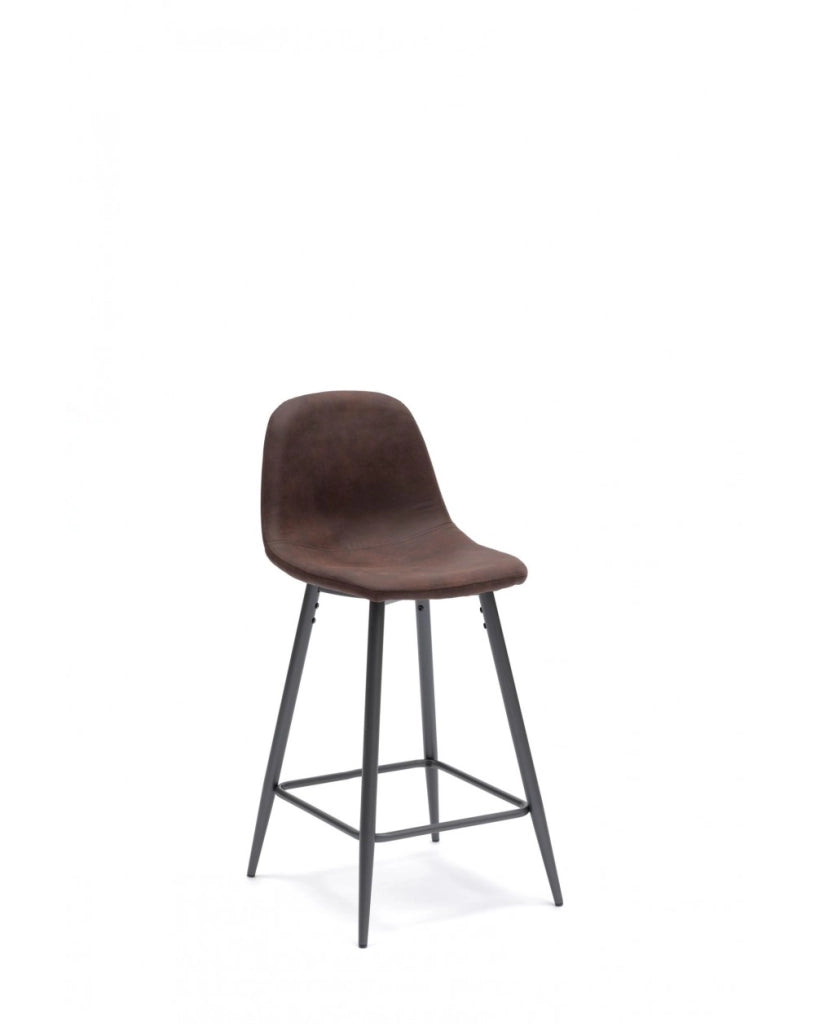 2x Sgabello in similpelle Brigitte STS