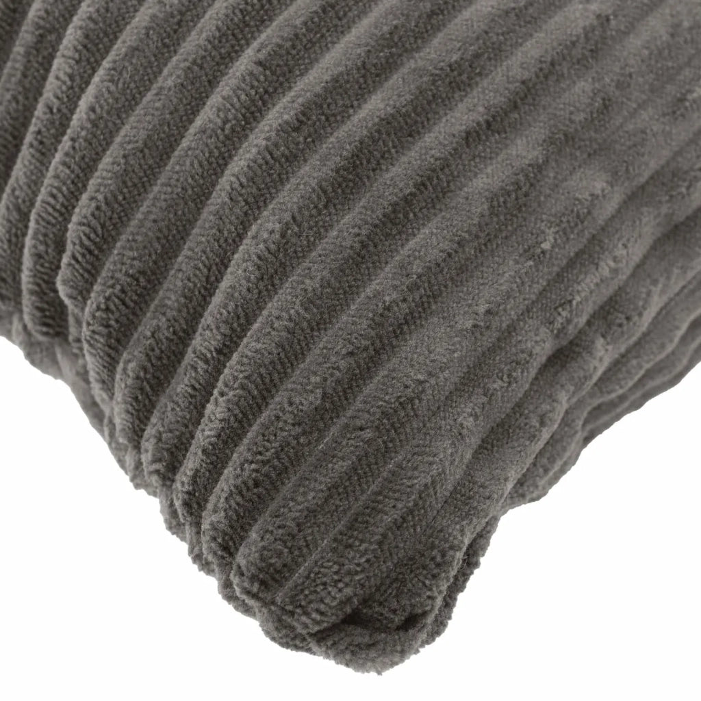 Federa 6 pcs HEERLEN Grigio Scuro 40 x 80 cm corduroy 909905