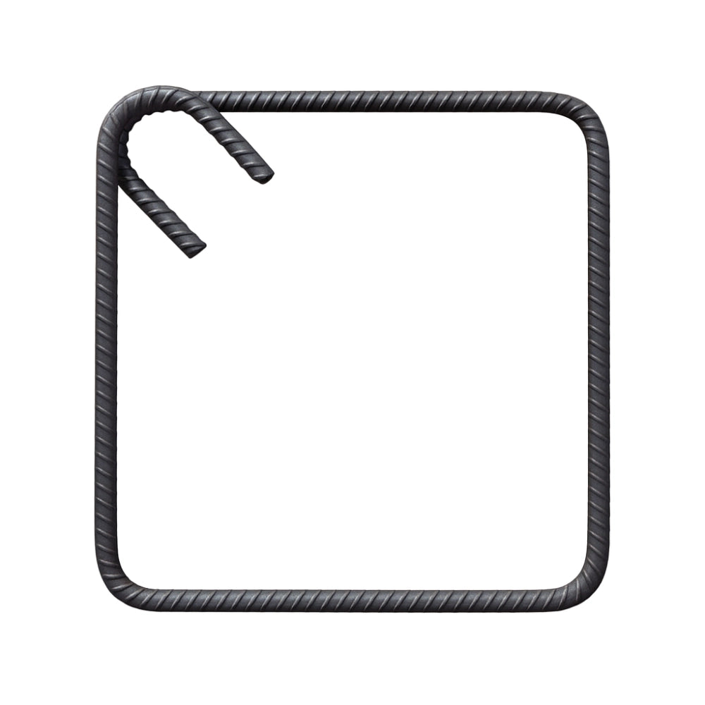 Staffe antisismiche armatura ferro 25x25 cm strutture cemento formati multipli *** pezzi 200, confezione 1