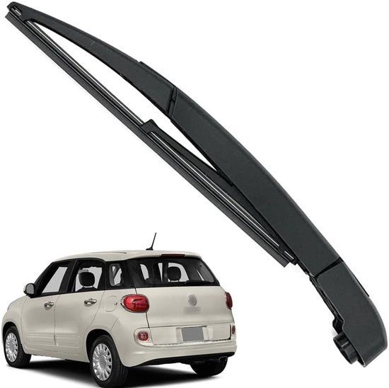 Pulitore di finestrini posteriori per auto nera, braccio di sostituzione compatibile con FIAT 500L 2012-2020