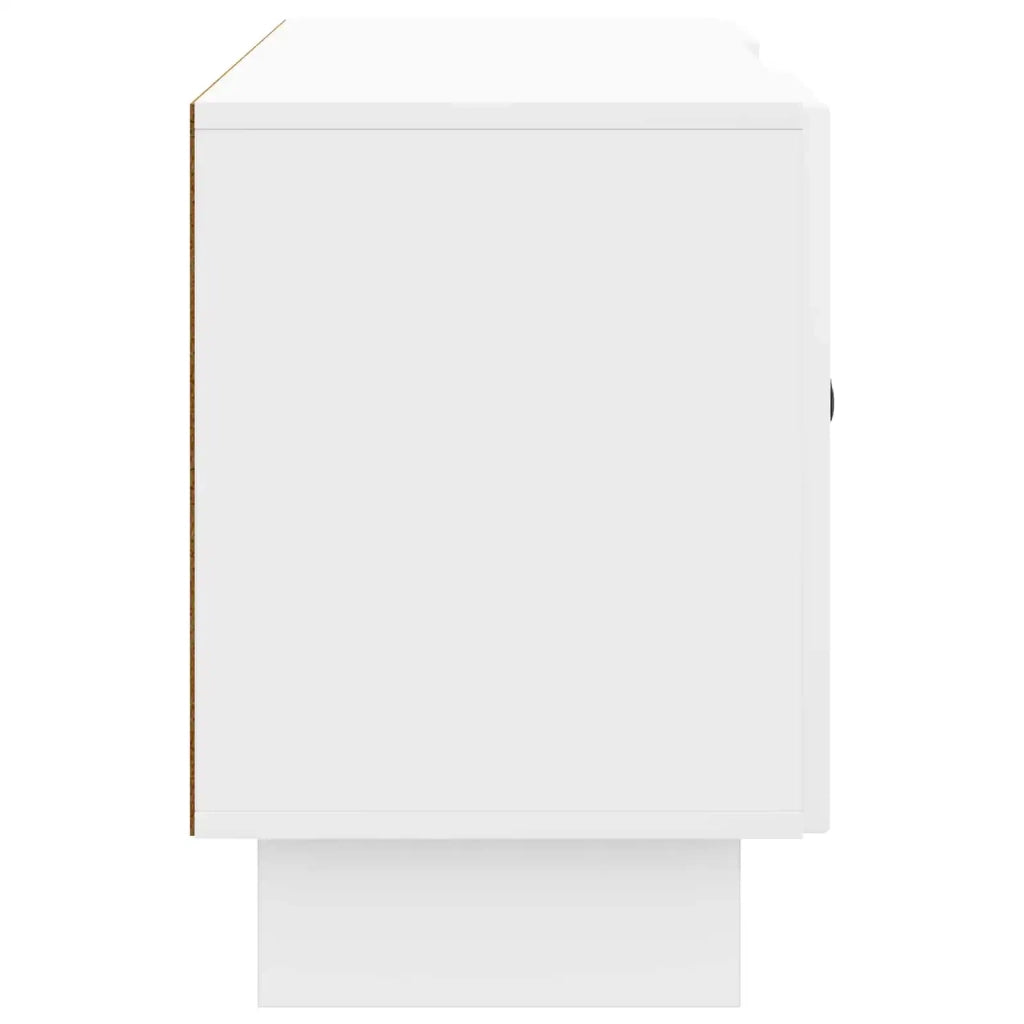 Mobile TV-Credenza per TV 102 x 34,5 x 50 cm Bianco Lucido Legno ingegnerizzato 422012
