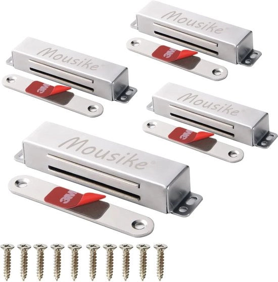 Deurstopper Magnetico - Deur Magnete in Acciaio Inossidabile con Alta Potenza Magnetica (4 pezzi)
