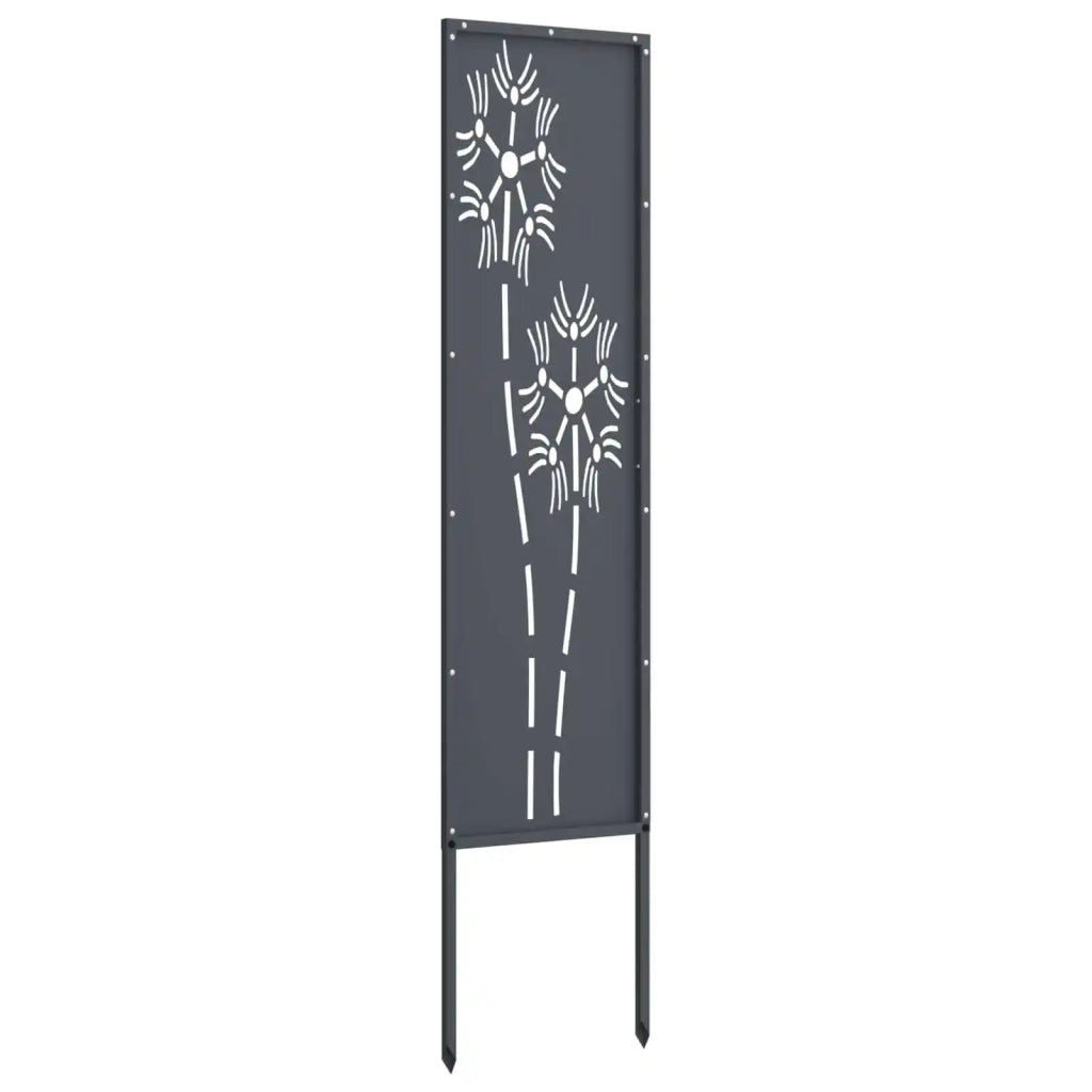 Schermo per privacy in giardino Traforo Antracite 32 x 140 cm 876212