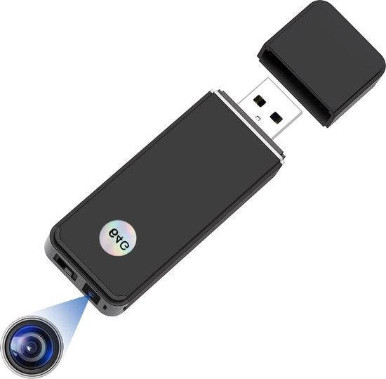 Camera Spia Mini 1080P - 64 GB - Disco Rigida U - Rilevamento Movimento - Portatile - Registrazione Video - Ufficio Aula Conferenza