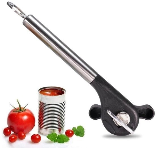 Opener Ergonomico Antiscivolo Design - Apriporta Sicuro - Apri Flaconi - Pulito e Sicuro - Utilizzo Versatile - Lame Liscia - Apriporta