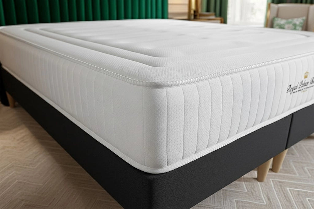 Kit rete e materasso LANCASTER 120x190cm - Spessore : 22cm - molle insacchettate e memory foam - Rigido, 3 zone di comfort
