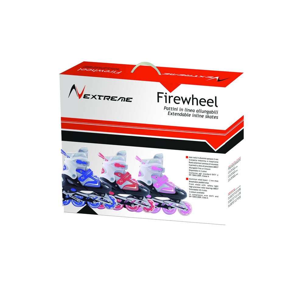Pattini in Linea Firewheel Rosa Regolabili Misura M (34-37) ?