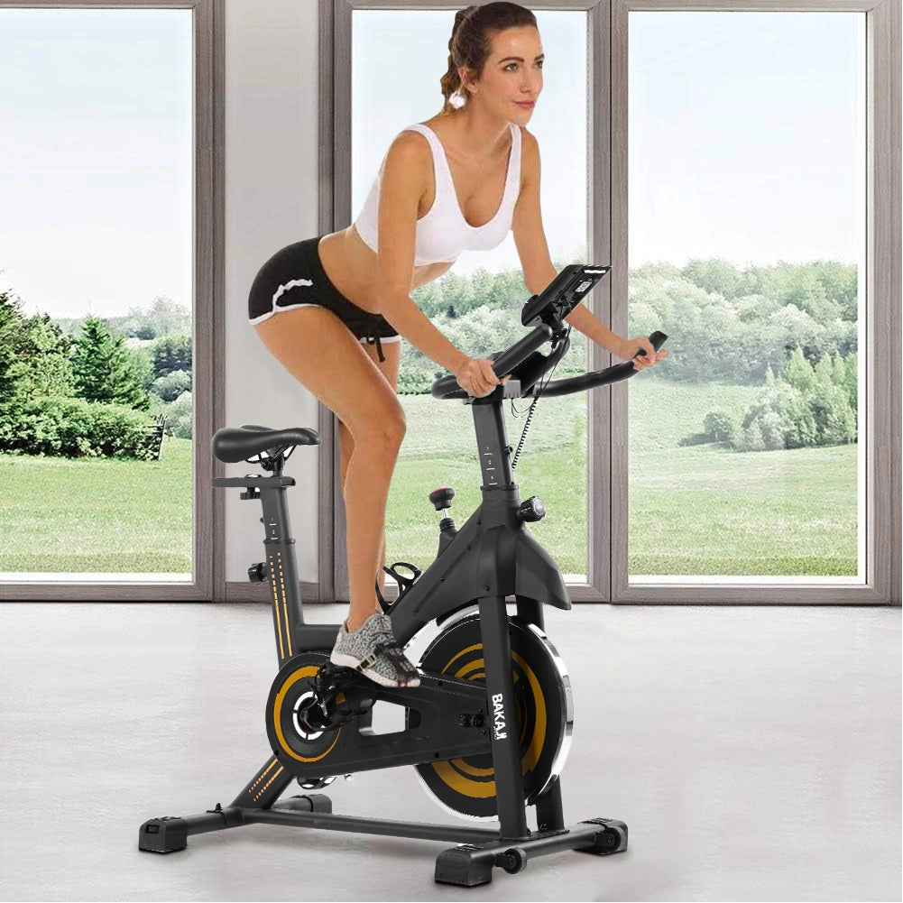 Cyclette Spinning Bike Fitness Cardio con Display LCD Bluetooth – Bici Allenamento