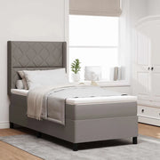 Letto a Sorgente LED con materasso Talpa 100 x 200 cm Tessuto