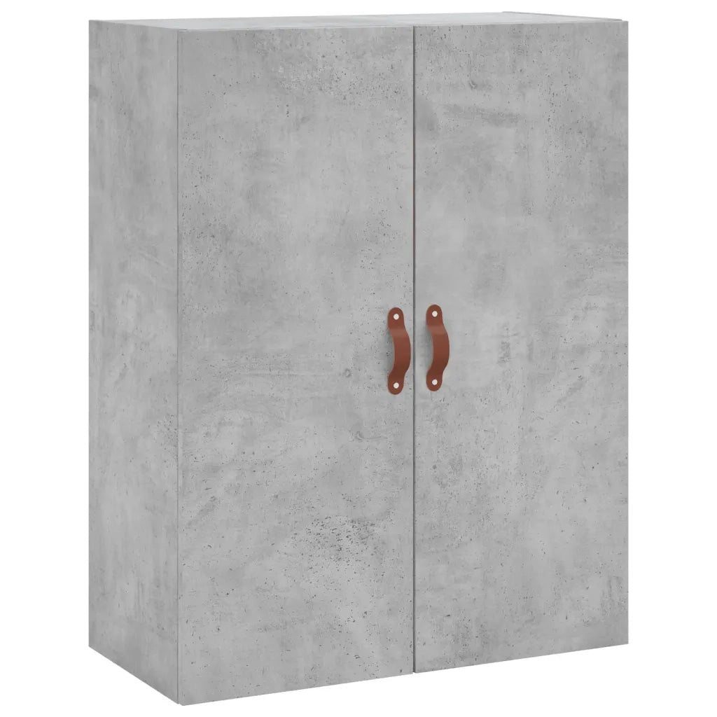 Armadietto a Muro | Mobile a Parete Grigio Cemento 69,5x34x90 cm