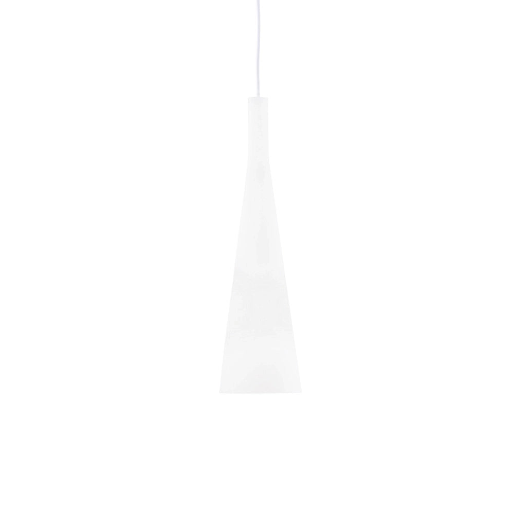 Sospensione Moderna Milk Vetro Bianco 1 Luce E27