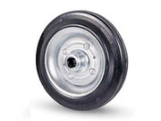 RUOTE INDUSTRIALI IN GOMMA 112  ø mm.80x25  foro ø mm.12 port. Kg.50    AVO