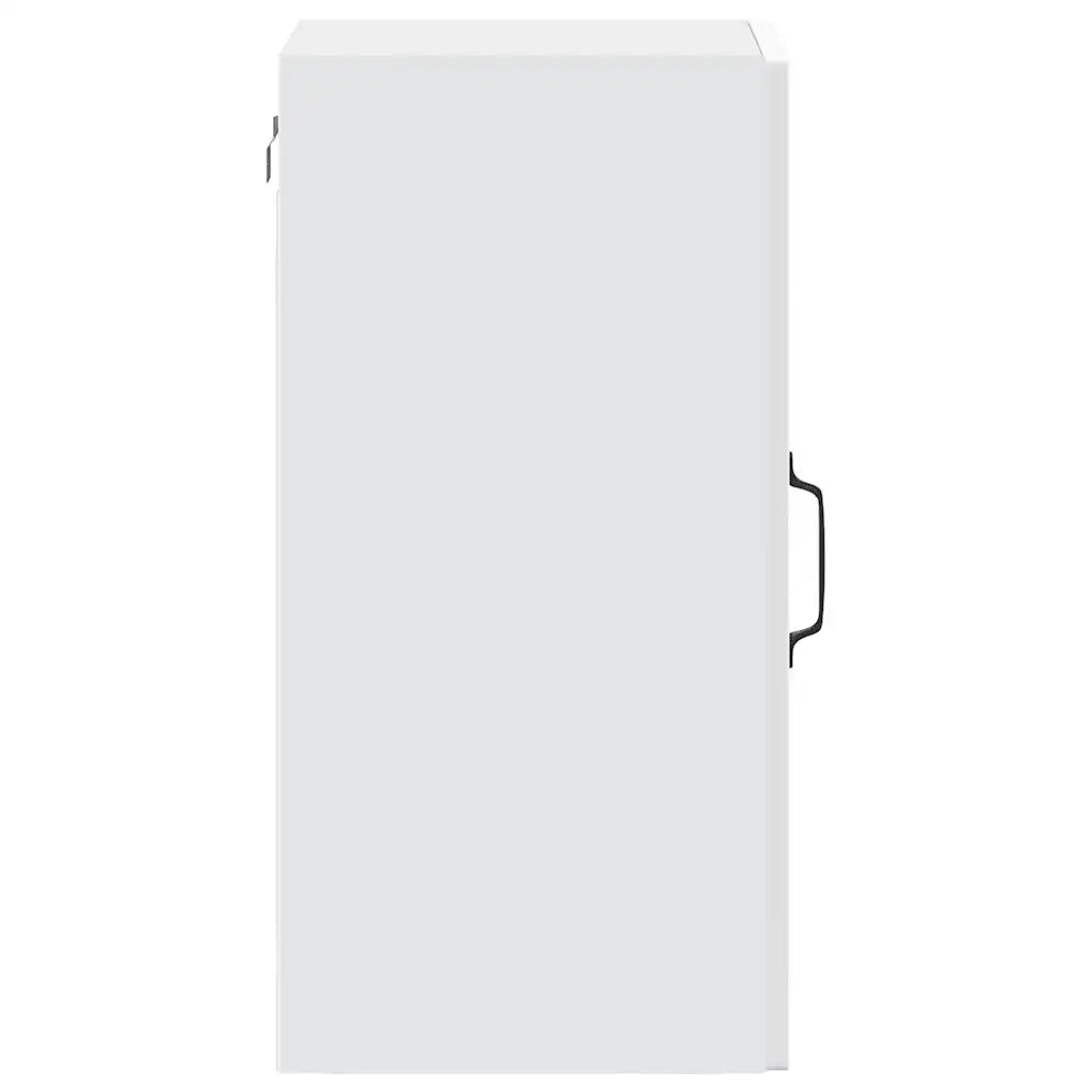 Pensile da Cucina con Porta in Vetro-Mobile Cucina da Parete Porto Bianco 760033