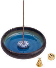 Supporto per incenso ceramico da 3 pezzi per yoga e meditazione