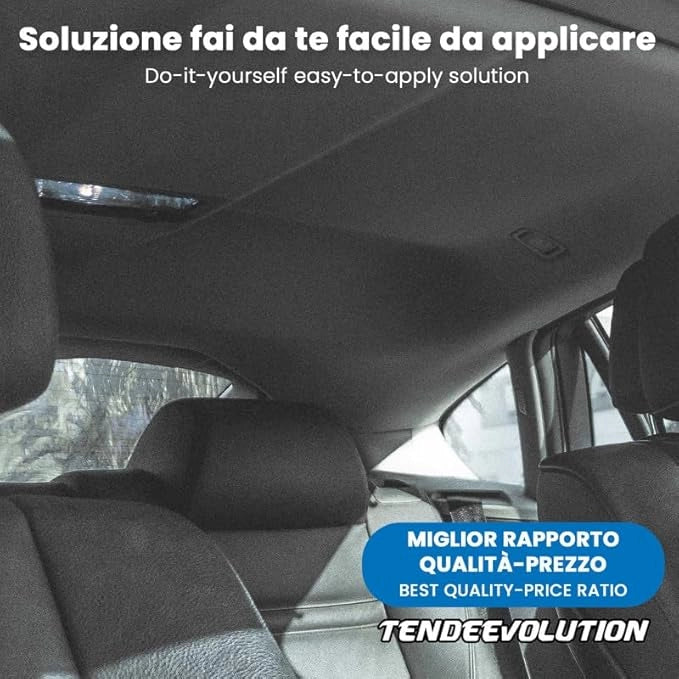 Kit Riparazione Tessuto Cielo Auto - Nido D'ape Grigio Chiaro Senza Colla - Misura 1,50 x 1 m - Adatto anche per Pannelli Portiere e Pantoni