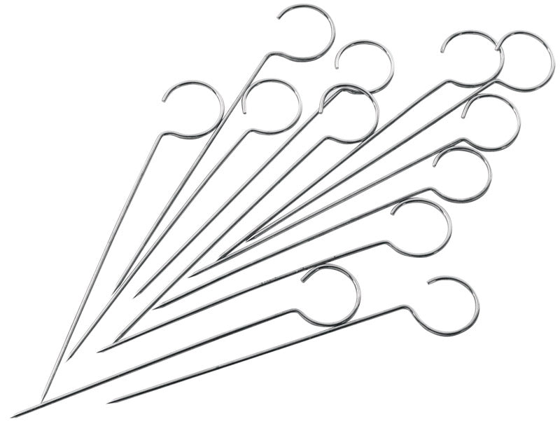 Pedrini SET SPIEDINI INOX 12 PEZZI  mm. 100
