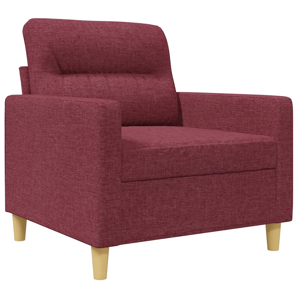 Divano Sedia-Poltrona Rosso Vino 60 cm in Tessuto 597547
