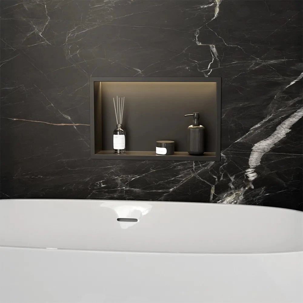 Mensola Bagno Led 30x45 Black