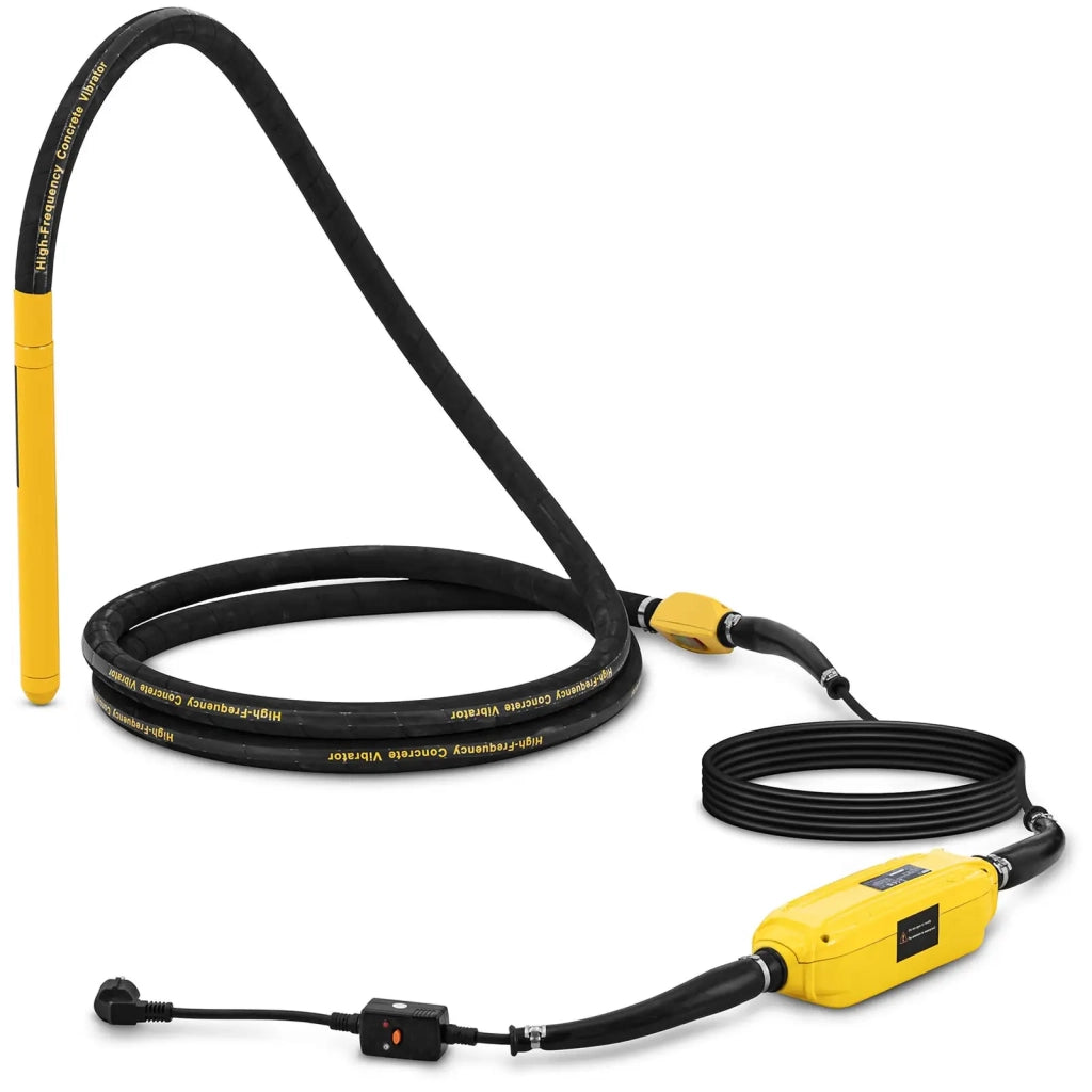 Vibratore per calcestruzzo con convertitore 2000 watt 430 x 40 mm 230 volt acciaio inox gomma rame 14_0010220
