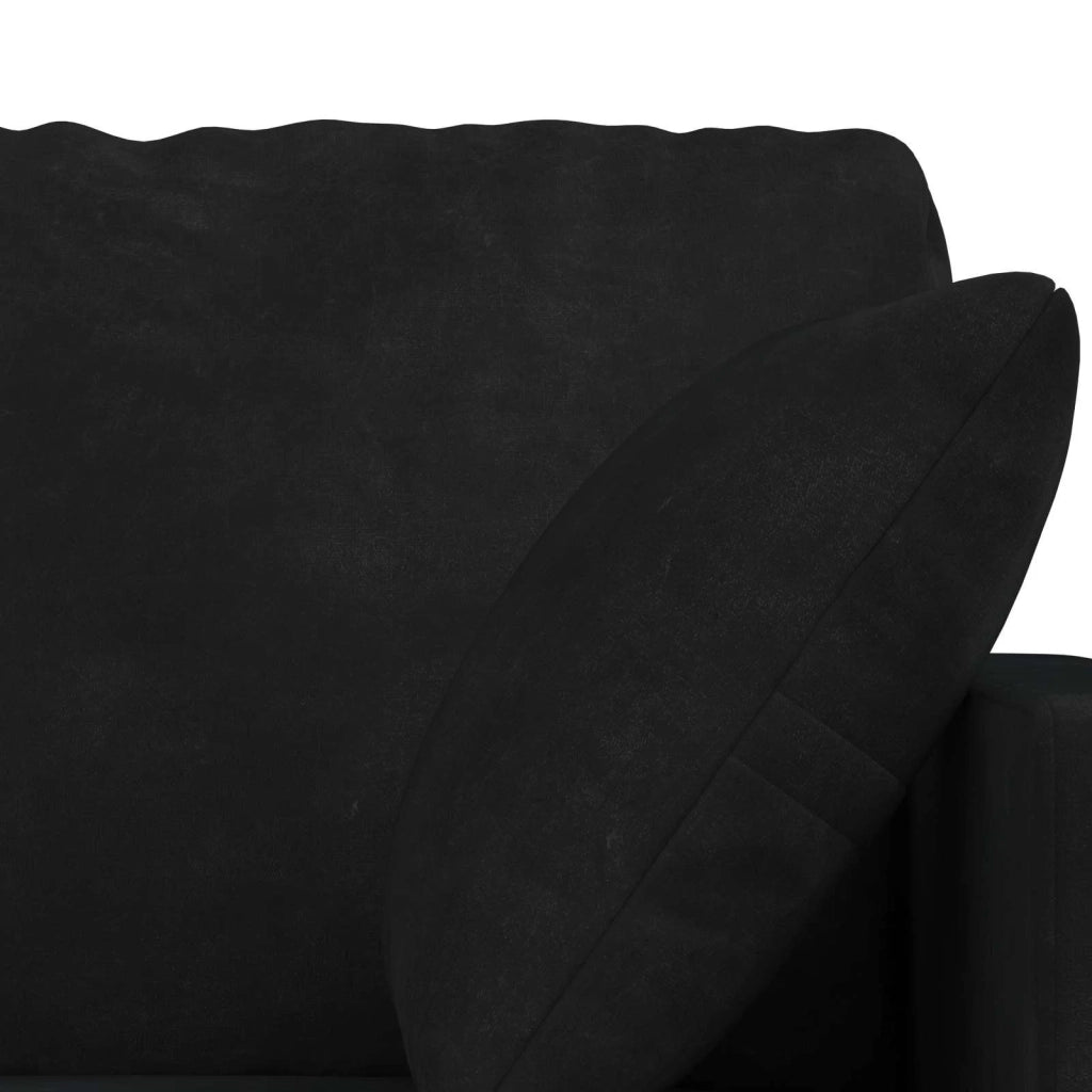 Set di divani 2 pcs Nero Velluto 3407631
