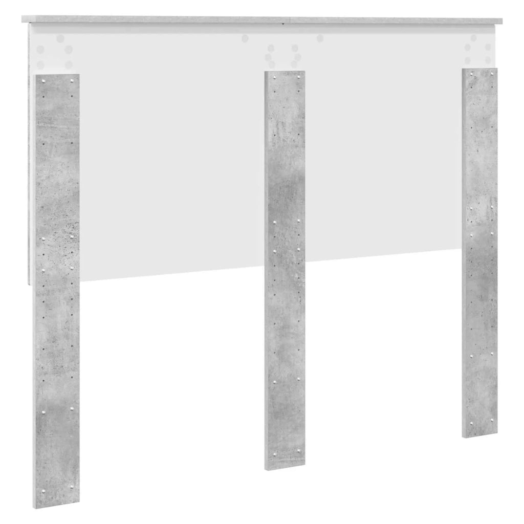 Testiera Grigio Cemento 100 cm Legno ingegnerizzato 887663