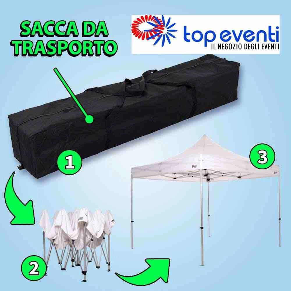 Gazebo Alluminio 3 x 4,5 45MM - Senza pareti laterali