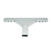Derivazione a T orizzontale in acciaio zincato per grondaia 25x50mm