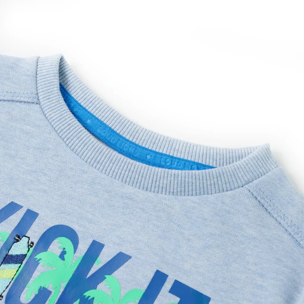 Felpa da Bambino Blu Tenue M¨¦lange 116