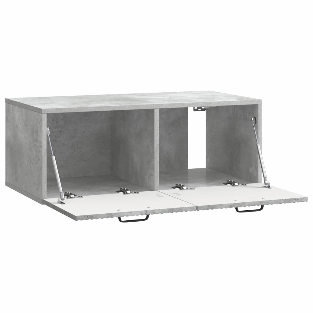 Mobile Porta TV da Muro Grigio Cemento 78,5 x 41 x 30 cm 899028