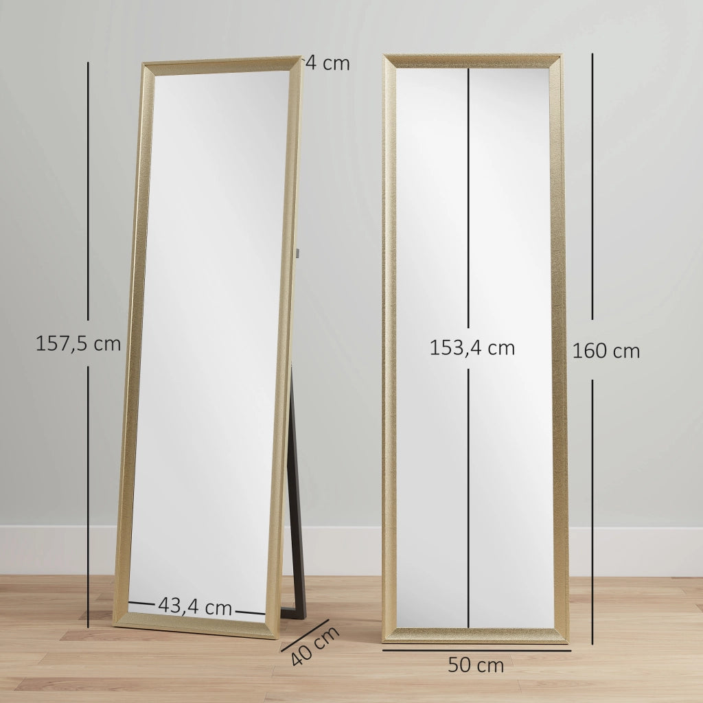 Specchio da terra grande ¨C zephmum ¨C 160x50 cm colore oro