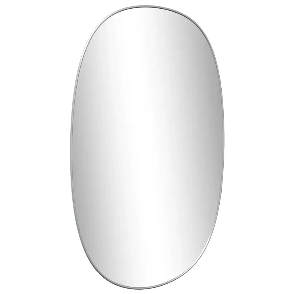 Specchio da Parete Argento 80x50 cm 348214