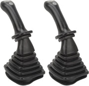 Joystick di sostituzione 2 pezzi - Manubrio di graffiatrice a mano - 3 pulsanti - Copertura in tessuto - Compatibile con Doosan DH DX150 215 225 300 370-9C - ABS/Leggero alluminio - Manubrio di graffiatrice a mano
