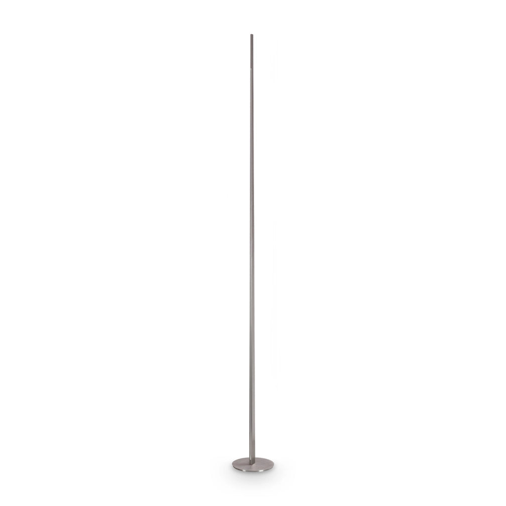 Lampada Da Terra Blade 1 Luce Led Integrato Nickel