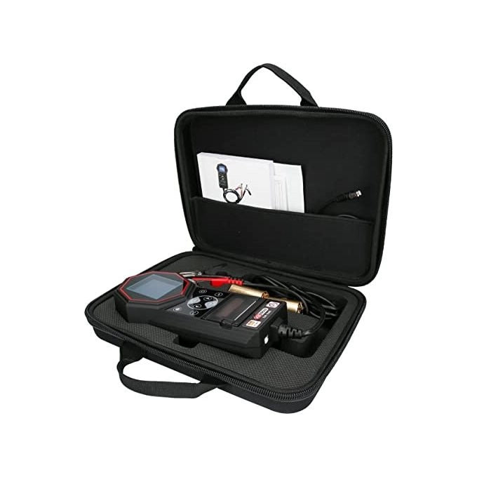 KS TOOLS 550.1649 Tester digitale per batterie 12V 24V con stampante integrata controllo stato batteria e sistema di carica colore Nero